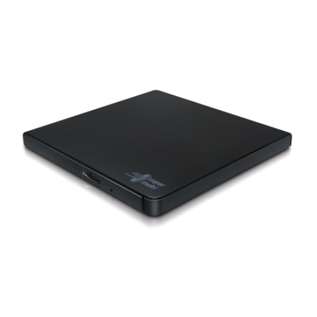 Hitachi-LG Slim Portable DVD-Writer lettore di disco ottico DVD±RW Nero (GP57EB40.AHLE10B)