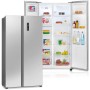 Bomann SBS 7344 Stand Side-by-Side combinato, 90 cm di larghezza, 442 L, Total NoFrost,