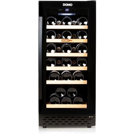 DOMO DO91606W frigorifero per vino, apparecchio a pavimento, larghezza 38 cm, 87 L - 32 bottiglie