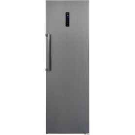 Exquisit frigorifero KS360-V-HE-040E, larghezza 60 cm, 359 L, NoFrost, controllo digitale, inoxlook-az