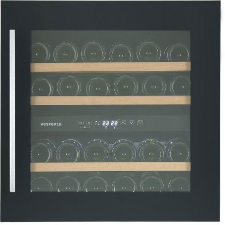 Respekta WKSE36-19  frigorifero per vino da incasso, larghezza 59 cm, 36 bottiglie standard