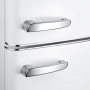 Severin RKG 8925 Combinazione frigo-congelatore retrò, larghezza 61,5 cm, 244 l