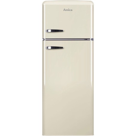 Combinazione frigo-congelatore Amica DTR 374 190 B Stand Retro, larghezza 55 cm