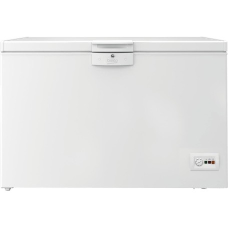 Congelatore a pozzetto da libera installazione Beko HSM27050, larghezza 129 cm, 284 L