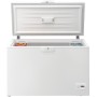 Congelatore a pozzetto da libera installazione Beko HSM27050, larghezza 129 cm, 284 L