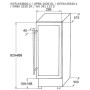 Cantina vino a libera installazione Amica WK 341 115 S, max. 20 bottiglie, larghezza 30 cm