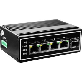 LevelOne IGP-0502 switch di rete Non gestito Gigabit Ethernet (10/100/1000) Supporto Power over Ethernet (PoE) Nero (IGP-0502)