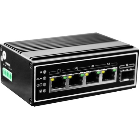 LevelOne IGP-0502 switch di rete Non gestito Gigabit Ethernet (10/100/1000) Supporto Power over Ethernet (PoE) Nero (IGP-0502)
