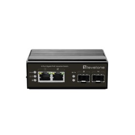 LevelOne IGP-0432 switch di rete Non gestito Gigabit Ethernet (10/100/1000) Supporto Power over Ethernet (PoE) Nero (IGP-0432)