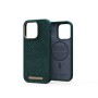 Njord byELEMENTS Salmon Leather Magsafe Case - iPhone 14 Pro - Green (NA43SL02)