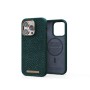 Njord byELEMENTS Salmon Leather Magsafe Case - iPhone 14 Pro - Green (NA43SL02)