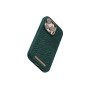 Njord byELEMENTS Salmon Leather Magsafe Case - iPhone 14 Pro - Green (NA43SL02)