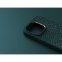Njord byELEMENTS Salmon Leather Magsafe Case - iPhone 14 Pro - Green (NA43SL02)
