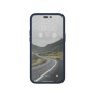 Njord byELEMENTS Salmon Leather Magsafe Case - iPhone 14 Pro Max - Blue (NA44SL01)
