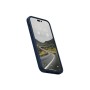 Njord byELEMENTS Salmon Leather Magsafe Case - iPhone 14 Pro Max - Blue (NA44SL01)