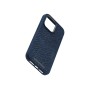 Njord byELEMENTS Salmon Leather Magsafe Case - iPhone 14 Pro Max - Blue (NA44SL01)