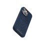 Njord byELEMENTS Salmon Leather Magsafe Case - iPhone 14 Pro Max - Blue (NA44SL01)