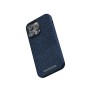 Njord byELEMENTS Salmon Leather Magsafe Case - iPhone 14 Pro Max - Blue (NA44SL01)