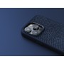 Njord byELEMENTS Salmon Leather Magsafe Case - iPhone 14 Pro Max - Blue (NA44SL01)