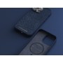 Njord byELEMENTS Salmon Leather Magsafe Case - iPhone 14 Pro Max - Blue (NA44SL01)