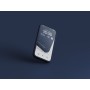 Njord byELEMENTS Salmon Leather Magsafe Case - iPhone 14 Pro Max - Blue (NA44SL01)