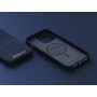 Njord byELEMENTS Salmon Leather Magsafe Case - iPhone 14 Pro Max - Blue (NA44SL01)