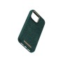 Njord byELEMENTS Salmon Leather Magsafe Case - iPhone 14 Pro Max - Green (NA44SL02)