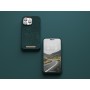 Njord byELEMENTS Salmon Leather Magsafe Case - iPhone 14 Pro Max - Green (NA44SL02)