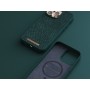 Njord byELEMENTS Salmon Leather Magsafe Case - iPhone 14 Pro Max - Green (NA44SL02)