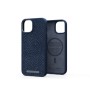 Njord byELEMENTS Salmon Leather Magsafe Case - iPhone 14 - Blue (NA41SL01)