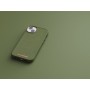 Njord byELEMENTS Suede Comfort+ Case - iPhone 14 Plus - Olive (NA42CM06)