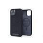 Njord byELEMENTS Salmon Leather Magsafe Case - iPhone 14 - Black (NA41SL00)