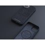 Njord byELEMENTS Salmon Leather Magsafe Case - iPhone 14 - Black (NA41SL00)