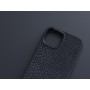Njord byELEMENTS Salmon Leather Magsafe Case - iPhone 14 - Black (NA41SL00)