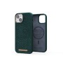 Njord byELEMENTS Salmon Leather Magsafe Case - iPhone 14 - Green (NA41SL02)