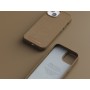 Njord byELEMENTS Suede Comfort+ Case - iPhone 14 - Camel (NA41CM04)