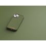 Njord byELEMENTS Suede Comfort+ Case - iPhone 14 - Olive (NA41CM06)