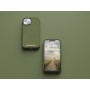 Njord byELEMENTS Suede Comfort+ Case - iPhone 14 - Olive (NA41CM06)