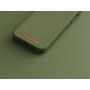Njord byELEMENTS Suede Comfort+ Case - iPhone 14 - Olive (NA41CM06)