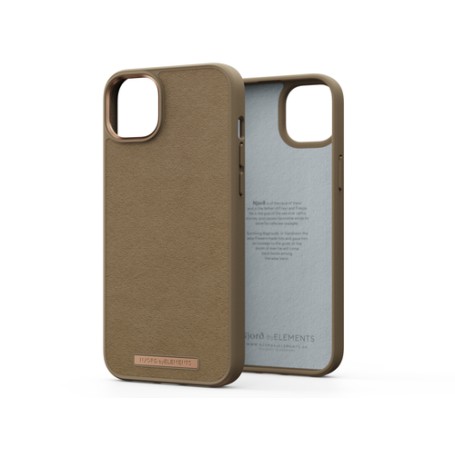 Njord byELEMENTS Suede Comfort+ Case - iPhone 14 Plus - Camel (NA42CM04)