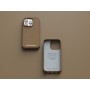 Njord byELEMENTS Suede Comfort+ Case - iPhone 14 Pro - Camel (NA43CM04)