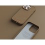 Njord byELEMENTS Suede Comfort+ Case - iPhone 14 Pro - Camel (NA43CM04)