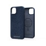 Njord byELEMENTS Salmon Leather Magsafe Case - iPhone 14 Plus - Blue (NA42SL01)