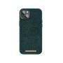 Njord byELEMENTS Salmon Leather Magsafe Case - iPhone 14 Plus - Green (NA42SL02)