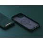 Njord byELEMENTS Salmon Leather Magsafe Case - iPhone 14 Plus - Green (NA42SL02)