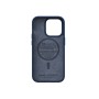 Njord byELEMENTS Salmon Leather Magsafe Case - iPhone 14 Pro -Blue (NA43SL01)