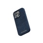Njord byELEMENTS Salmon Leather Magsafe Case - iPhone 14 Pro -Blue (NA43SL01)
