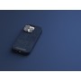 Njord byELEMENTS Salmon Leather Magsafe Case - iPhone 14 Pro -Blue (NA43SL01)