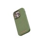 Njord byELEMENTS Suede Comfort+ Case - iPhone 14 Pro - Olive (NA43CM06)