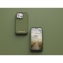 Njord byELEMENTS Suede Comfort+ Case - iPhone 14 Pro - Olive (NA43CM06)